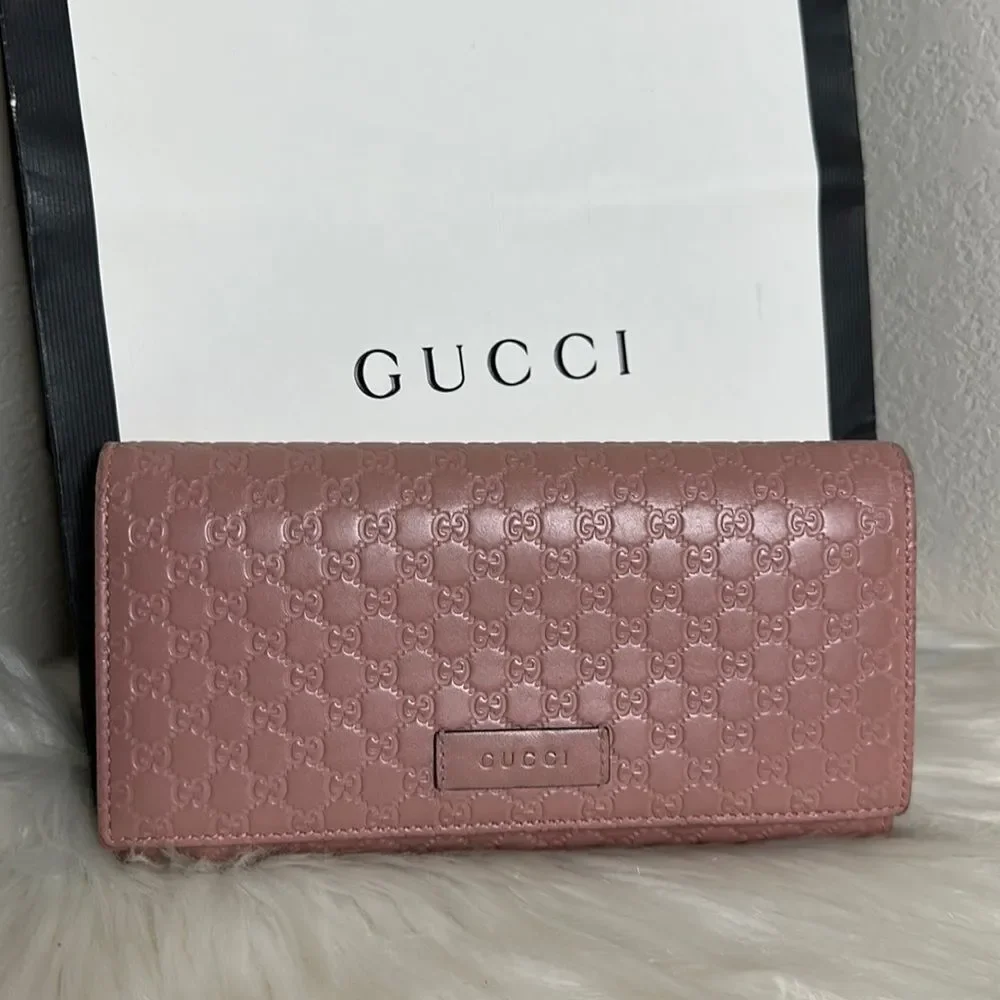 💯Authentic Guccissima Bifold Long Wallet🍀